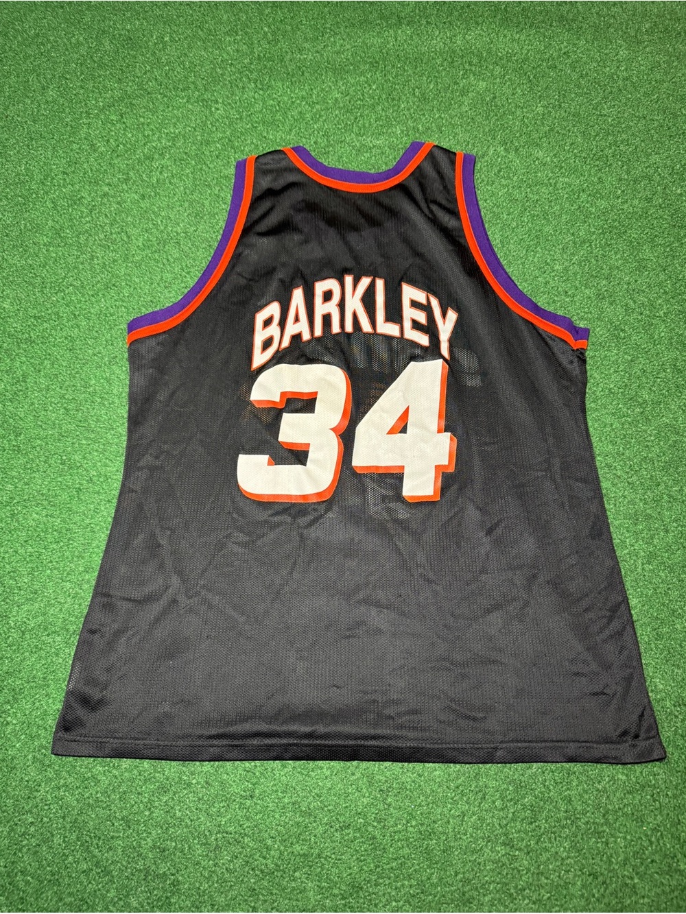 Vintage 90s Charles Barkley Phoenix Suns Jersey, NBA Basketball Champion (XL)